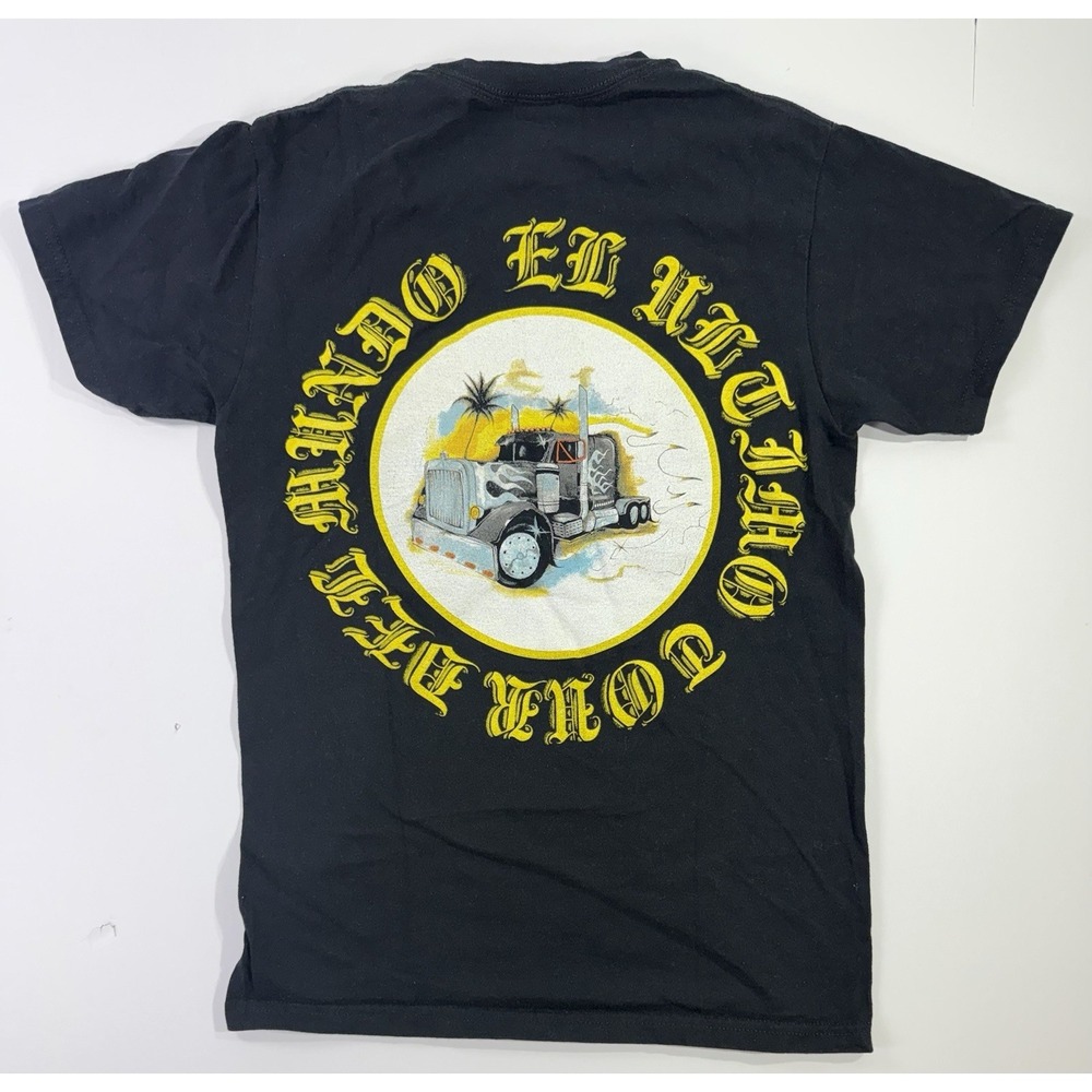 Bad Bunny El Ultimo Tour Del Mundo T Shirt‎ Mens Small Black Concert Tee